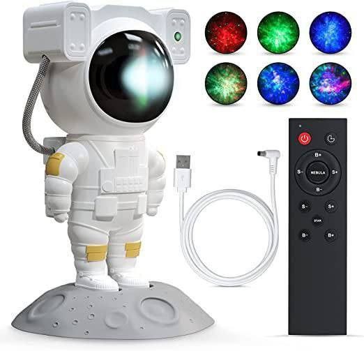 Astronaut Star Galaxy Projector with Timer and Remote