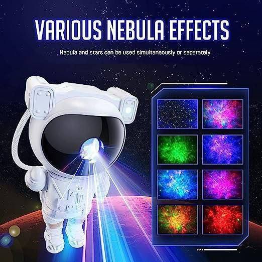 Astronaut Star Galaxy Projector with Timer and Remote