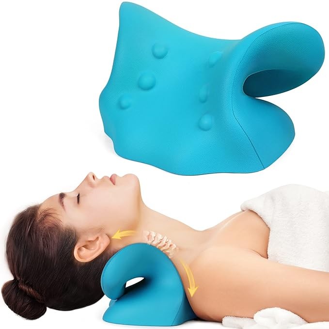 Neck And Shoulder Relaxer Cervical Stretcher Neck Traction Device For Neck Support